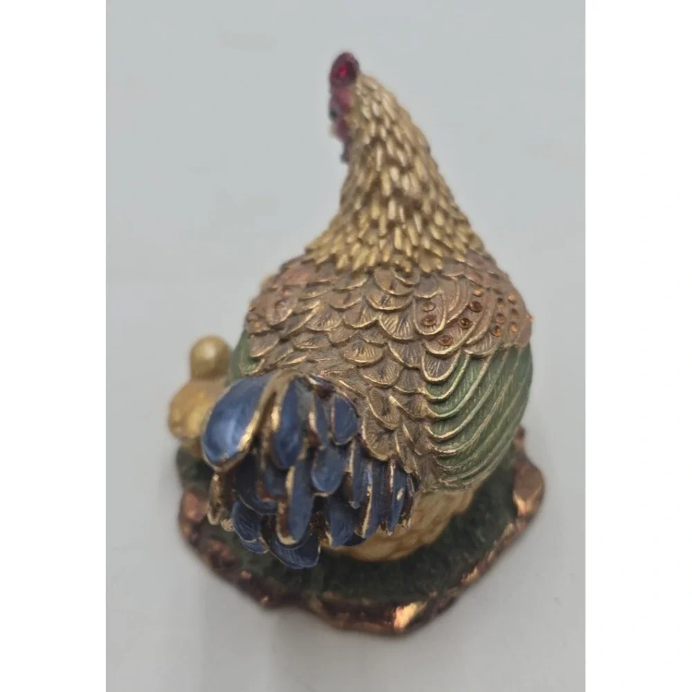 Leonardo Collection Secret Delights Mother Hen With Chicks Trinket box